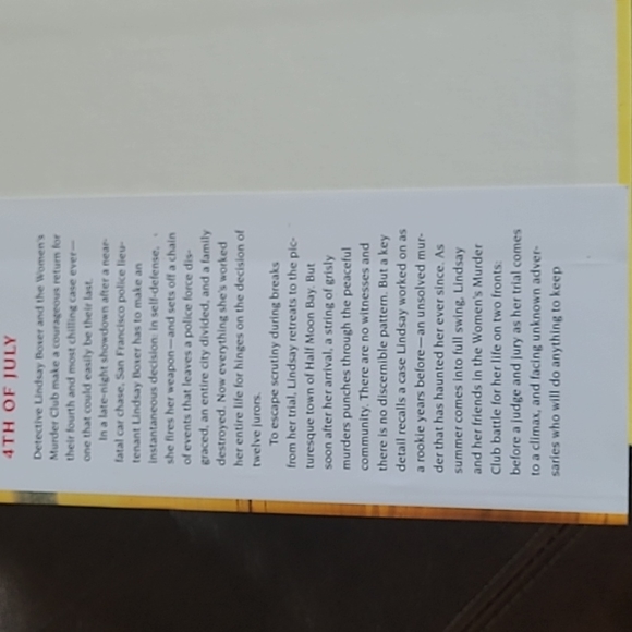 4th of July by James Patterson - Hardcover Book - Picture 3 of 8